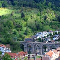 Hornberger Schlossberg Viadukt Schwarzwaldbahn 02