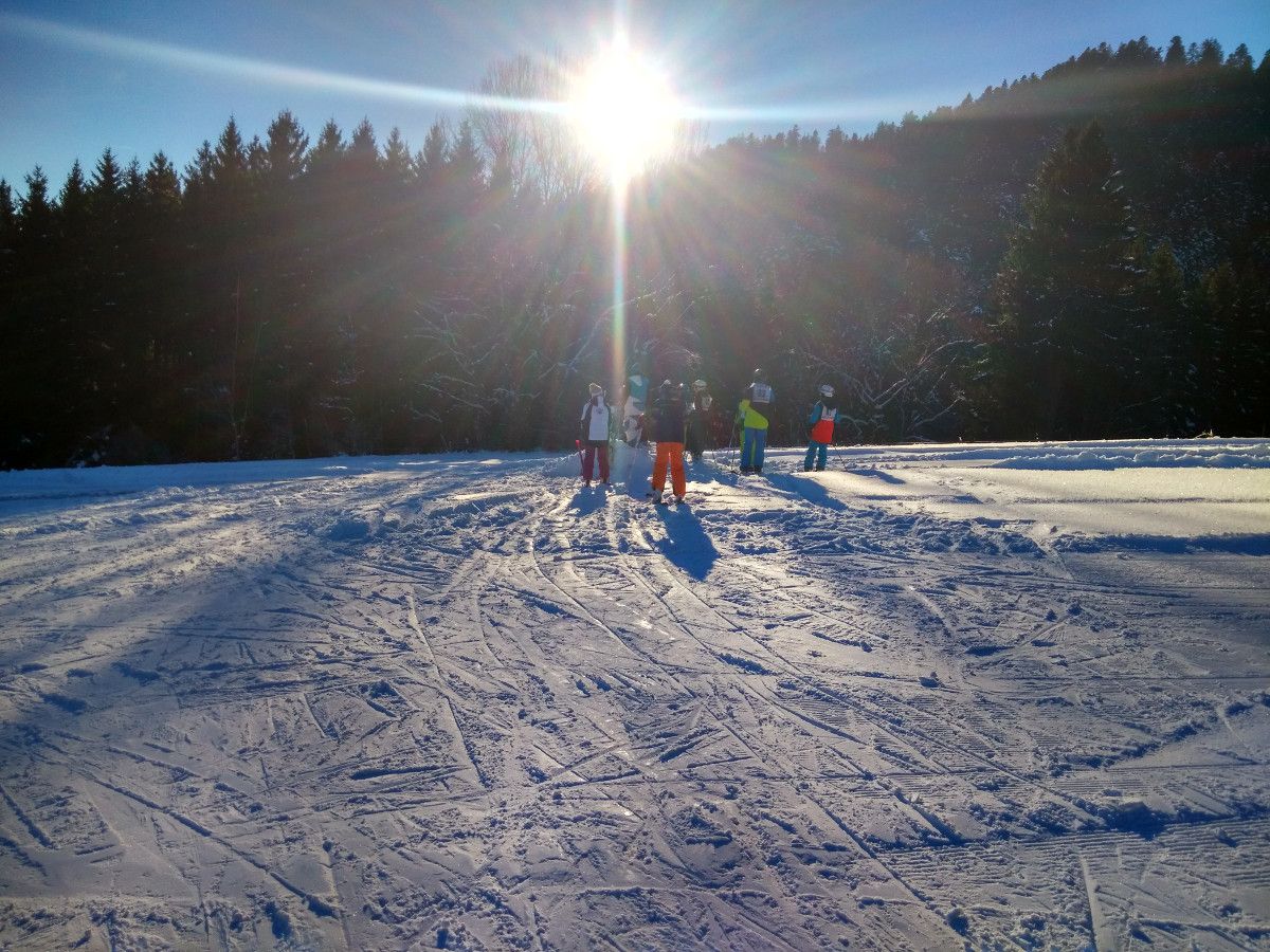Wintersport Im Schwarzwald Skirennen