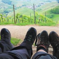 Durbach Wanderung Weinreben Rasten Relaxliege