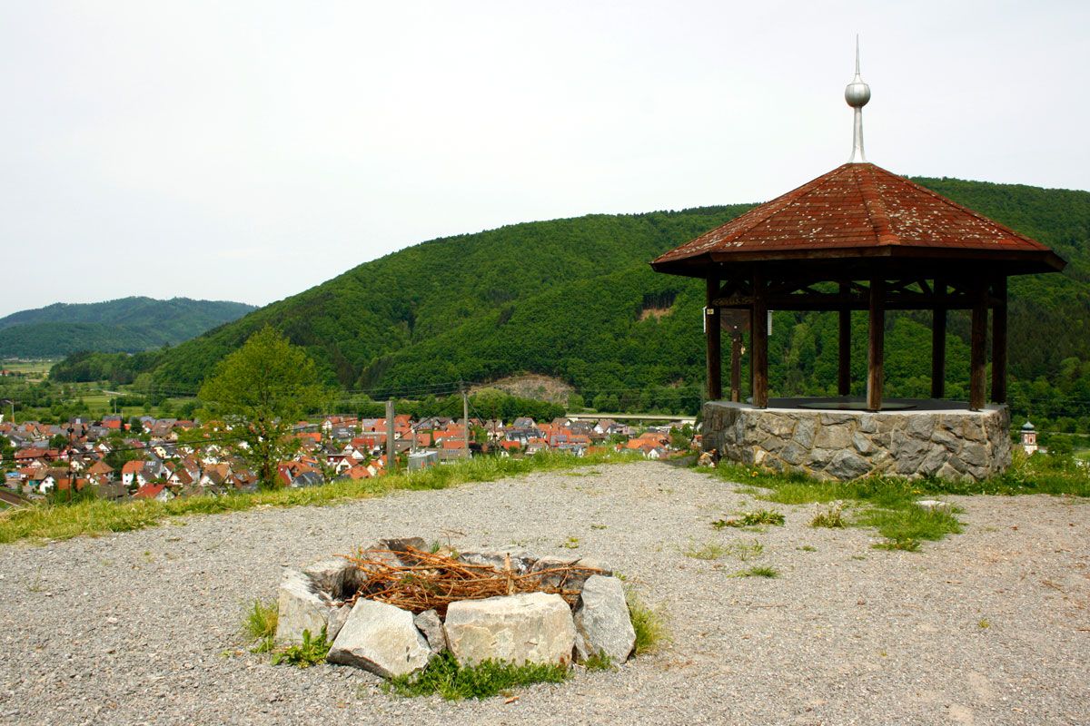 Geocache Kreuzuehl Steinach Kreuzbuehl Pavillon