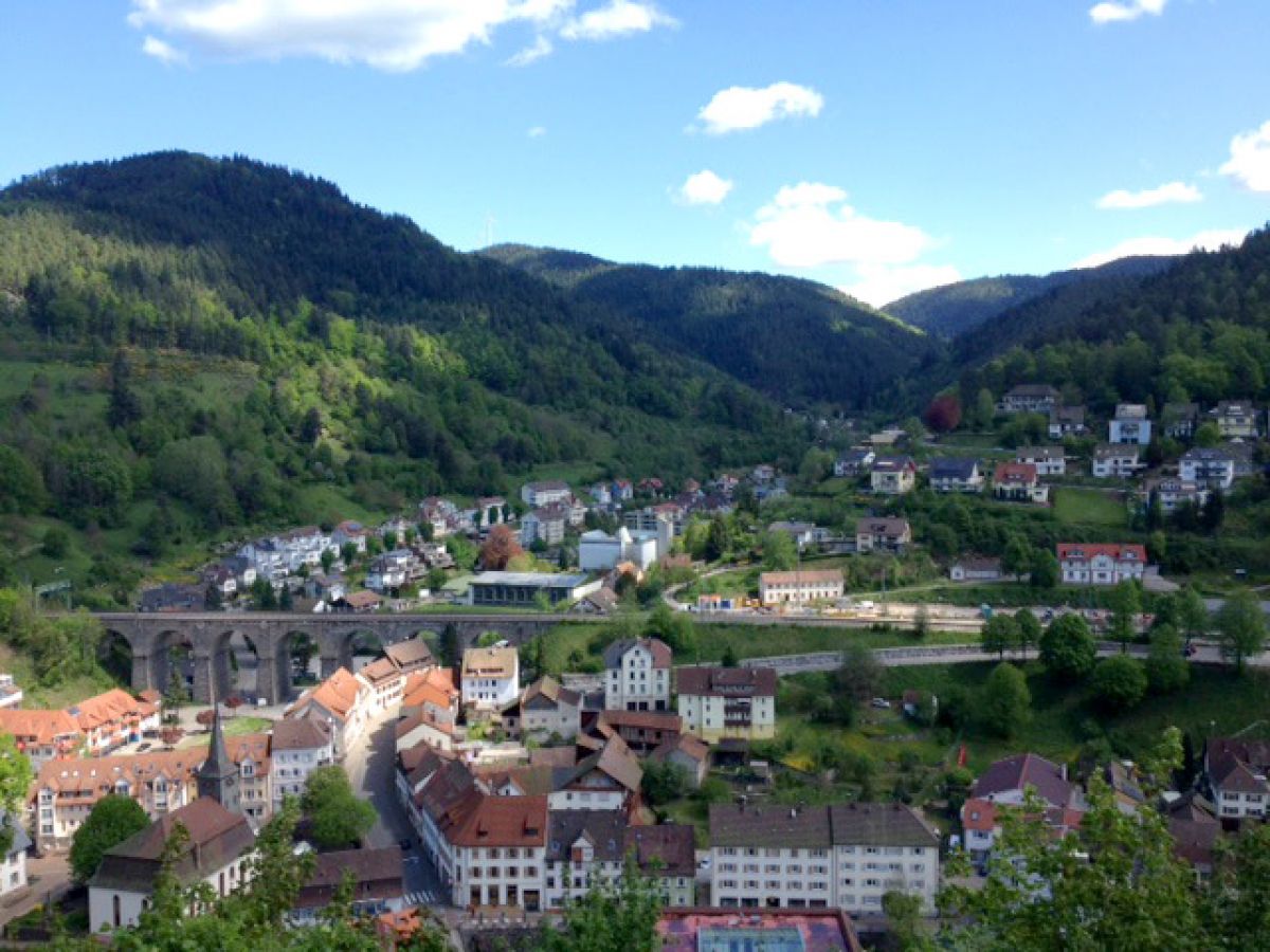 Hornberger Schlossberg Viadukt Schwarzwaldbahn