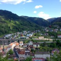 Hornberger Schlossberg Viadukt Schwarzwaldbahn
