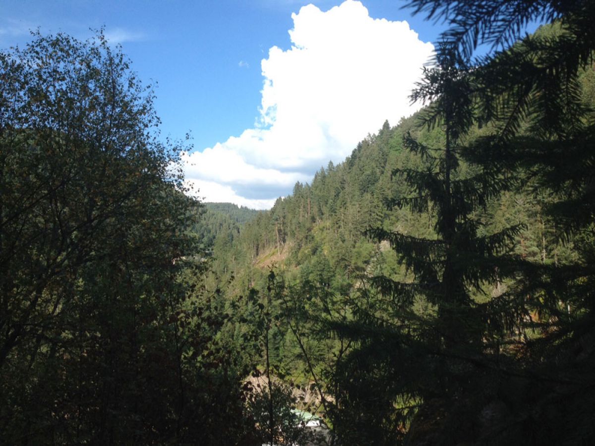 Wanderzeit Franz Goettler Weg Ausblick