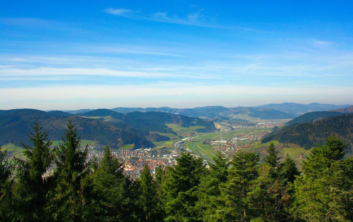 Geocaching Urenkopfwald Haslach Aussicht Urenkopfturm