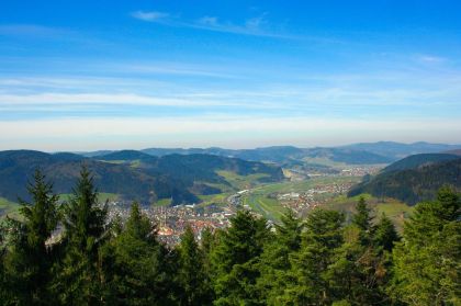 Geocaching Urenkopfwald Haslach Aussicht Urenkopfturm