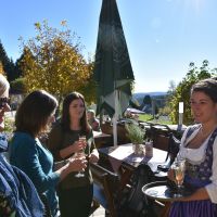 Betriebsausflug Im Goldenen Oktober Begruessungssekt