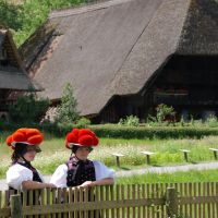 Typisch Schwarzwald Bollenhut Vogtsbauernhof