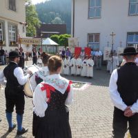 Fronleichnam Blumenteppich Kirchengemeinde Schenkenzell