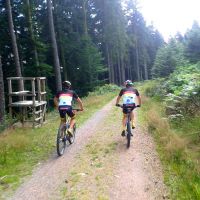 Noch 35 km bis ins Ziel - der Schwarzwald Bike Marathon