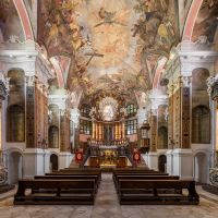 Rastatt Schlosskirche Innenaufnahme