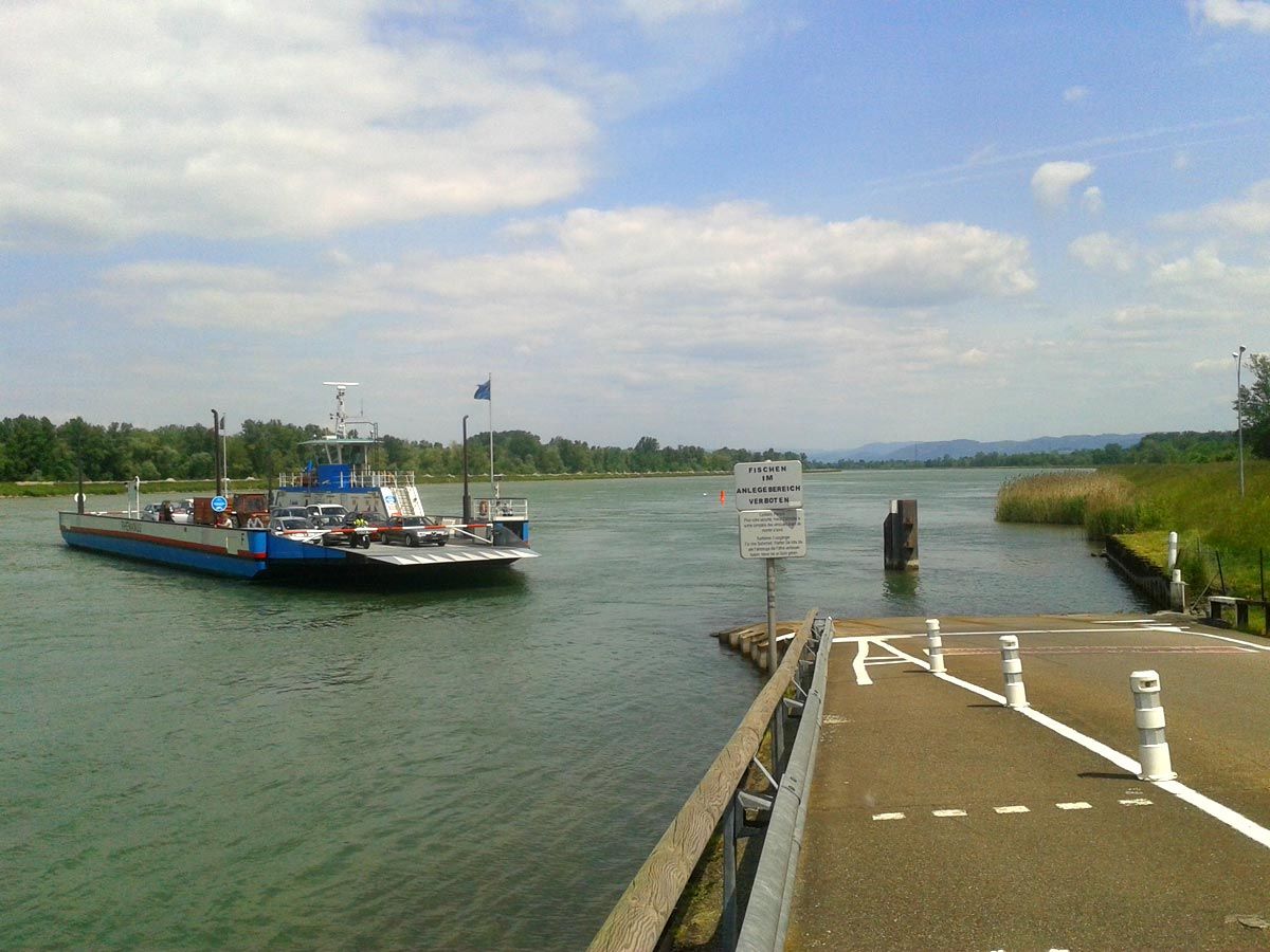 Rennrad Tour Schwarzwald Elsass  Rheinfaehre