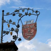 Weinfeste Im Herbst Kaiserstuhl Winzerschild