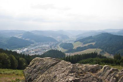 Aussicht Geniessen Auf Dem Spitzfelsen Blick Auf Hausach